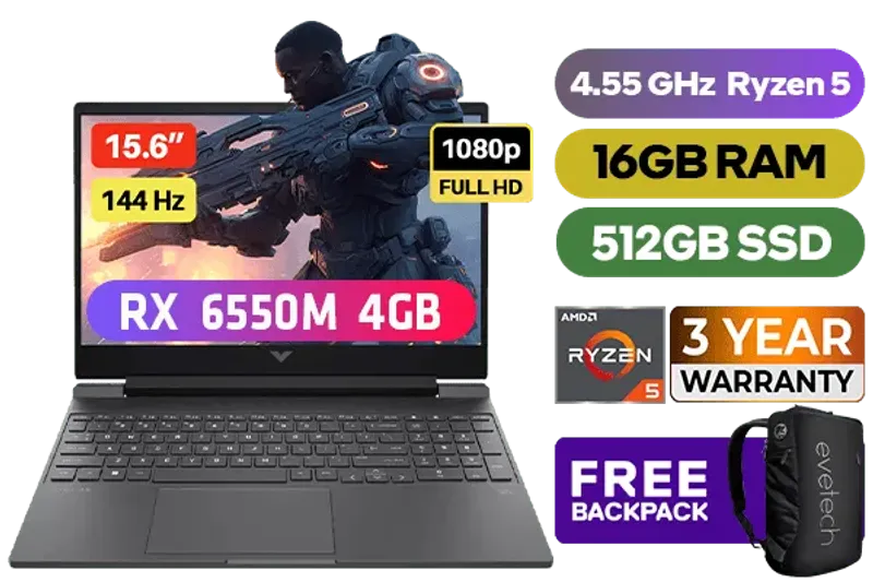 HP Victus Ryzen 5 Gaming Laptop prize